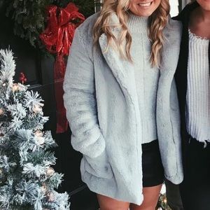 Sage the Label Faux Fur Coat